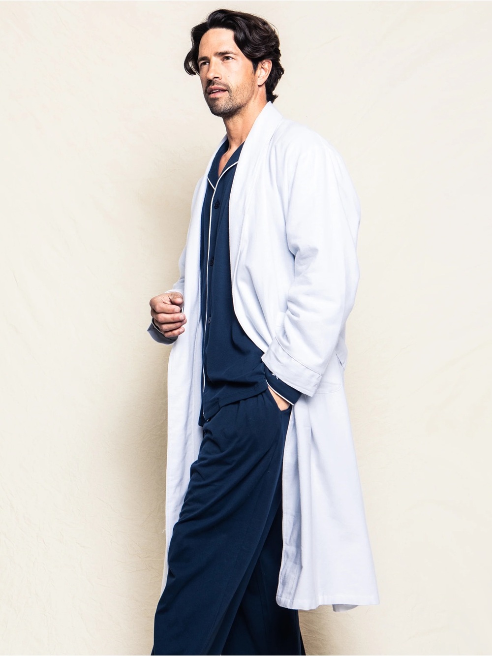 Petite plume men’s flannel robe
